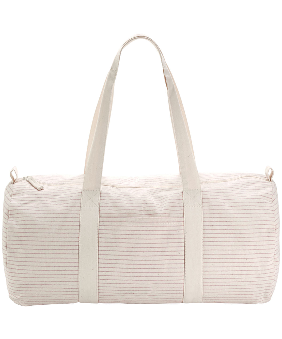 Tryck din logga på Väskor från Westford Mill - Anpassa EarthAware Organic Breton Stripe Tote i färgen Mellan röd One Size för företag, föreningar och privatpersoner