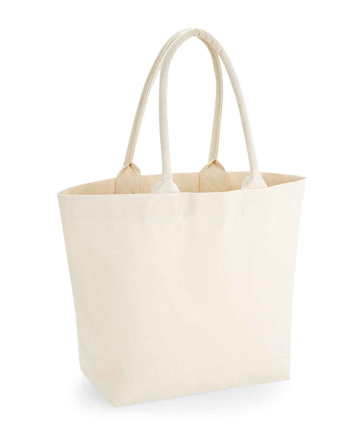 Tryck din logga på Väskor från Westford Mill - Anpassa Fairtrade Cotton Deck Bag i färgen Naturligt One Size för företag, föreningar och privatpersoner
