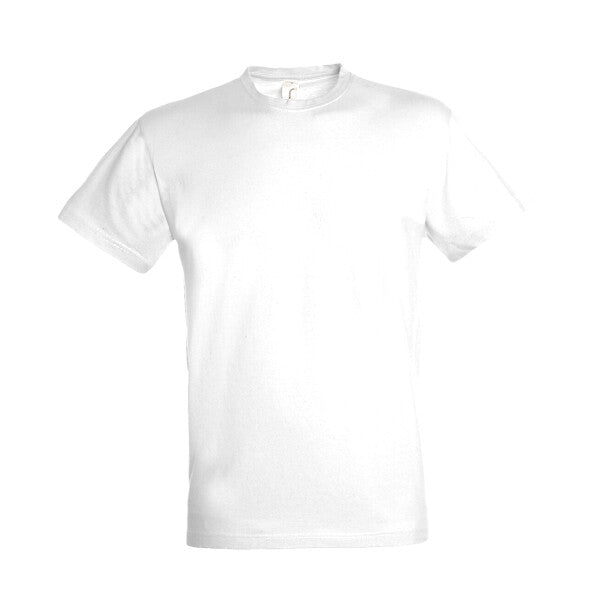 Tryck din logga på från Impala Print Shop - Anpassa SOL'S SOL'S Regent T-Shirt 11380 i färgen Vitt för företag, föreningar och privatpersoner