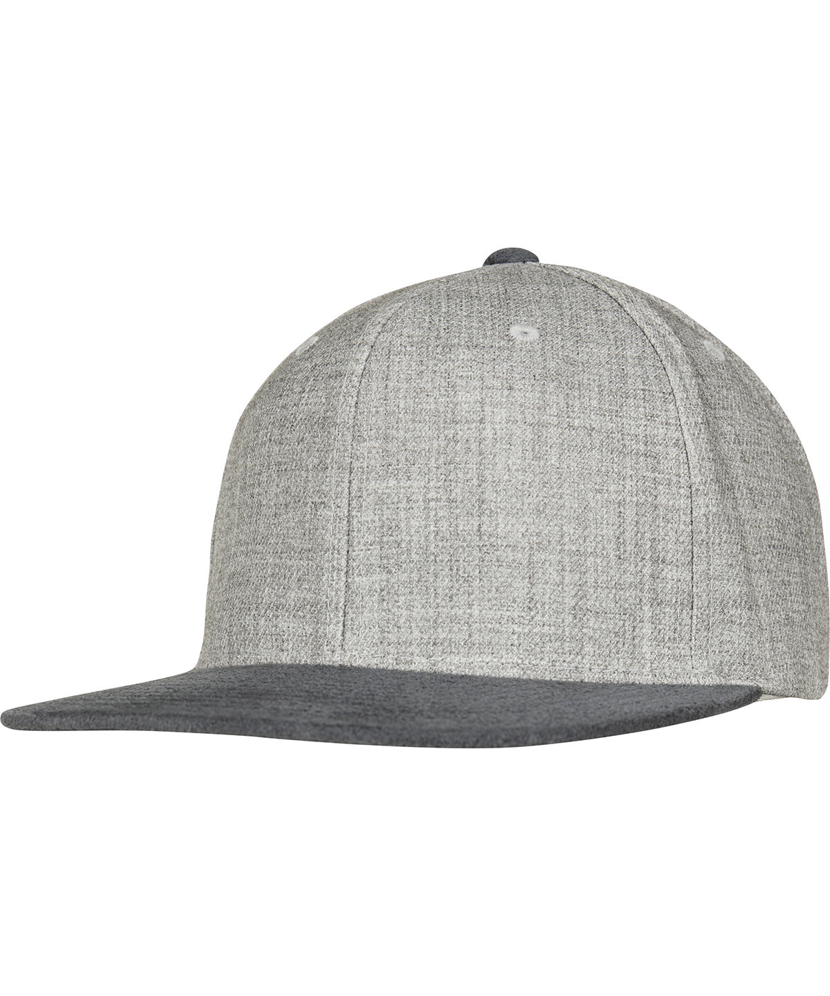 Tryck din logga på Kepsar från Flexfit by Yupoong - Anpassa Snapback i melangefärgad velour i färgen för företag, föreningar och privatpersoner