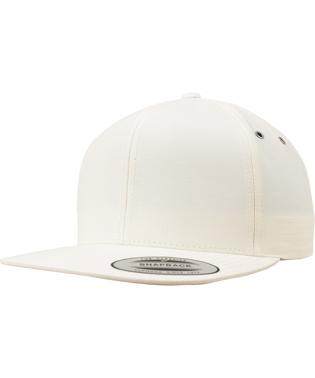 Tryck din logga på Kepsar från Flexfit by Yupoong - Anpassa Vattenavvisande snapback i färgen för företag, föreningar och privatpersoner