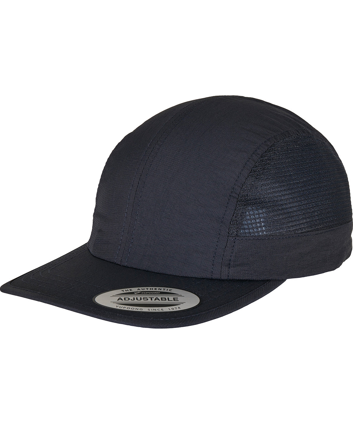 Tryck din logga på Kepsar från Flexfit by Yupoong - Anpassa Snapback i nylon i färgen Marinblå One Size för företag, föreningar och privatpersoner
