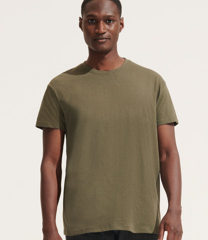 Tryck din logga på från Impala Print Shop - Anpassa SOL'S SOL'S Regent T-Shirt 11380 i färgen för företag, föreningar och privatpersoner