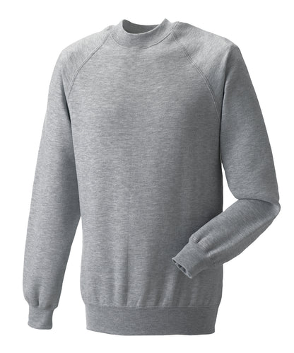 Tryck din logga på Sweatshirts från Russell Europe - Anpassa Russell Europe - Klassisk Sweatshirt i färgen Ljunggrå för företag, föreningar och privatpersoner