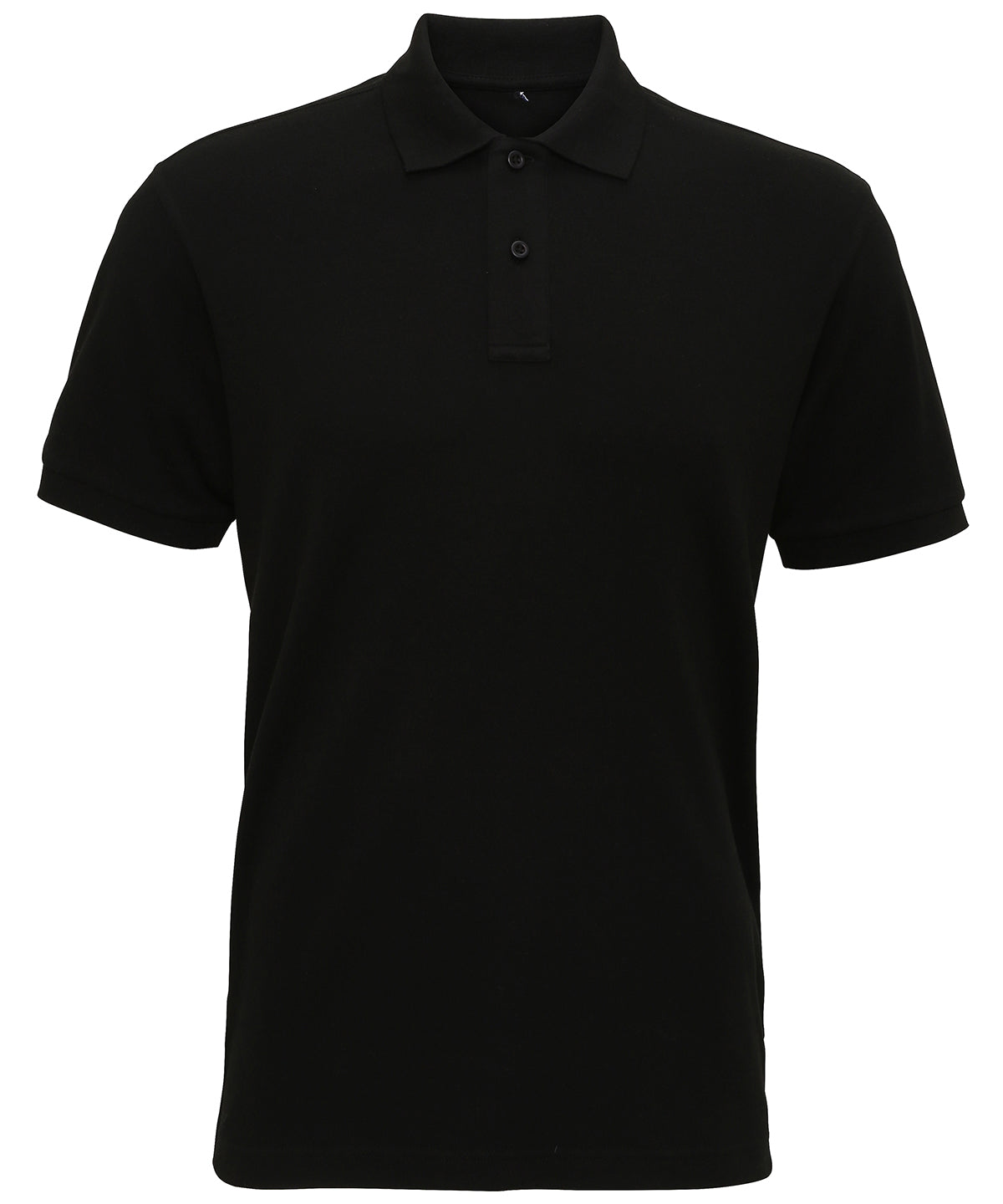 Tryck din logga på Piké från Asquith & Fox - Anpassa Super Soft Jersey Polo i färgen Svart för företag, föreningar och privatpersoner