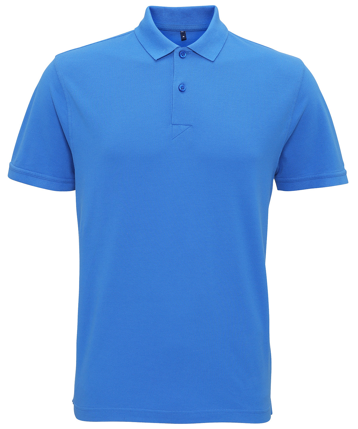Tryck din logga på Piké från Asquith & Fox - Anpassa Coastal Vintage Wash Polo i färgen Mellanblå för företag, föreningar och privatpersoner