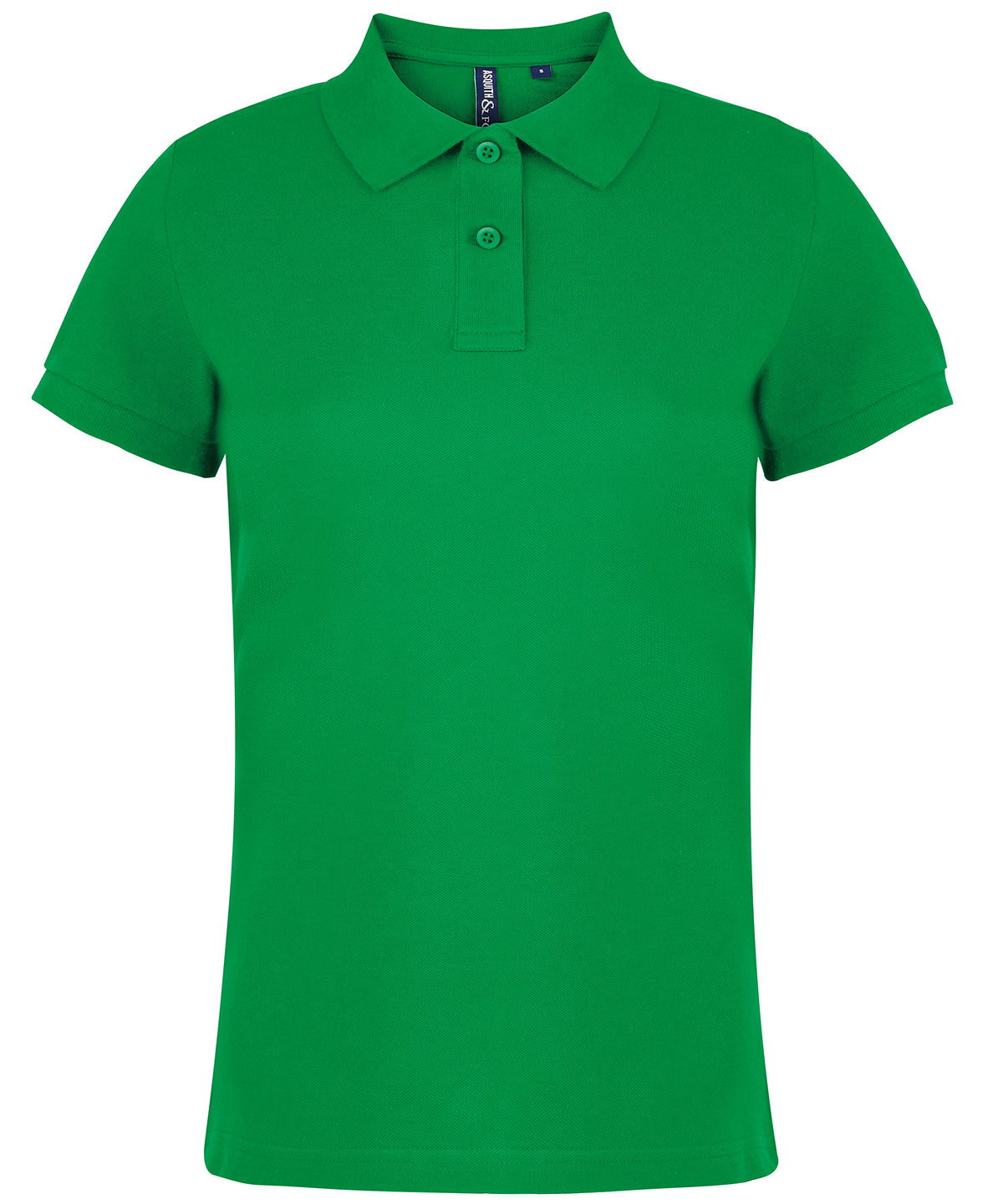 Tryck din logga på Piké från Asquith & Fox - Anpassa Classic Tailored Polo - Dam i färgen Mellan grön för företag, föreningar och privatpersoner