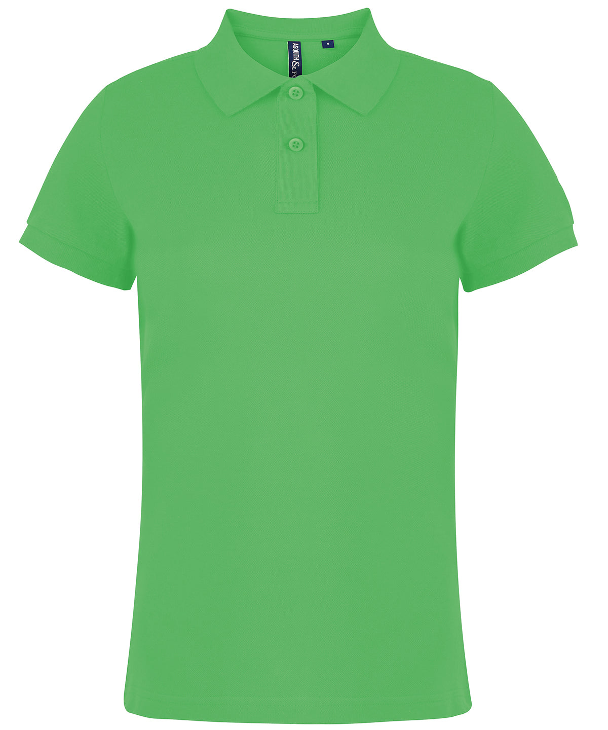 Tryck din logga på Piké från Asquith & Fox - Anpassa Classic Tailored Polo - Dam i färgen Lime för företag, föreningar och privatpersoner
