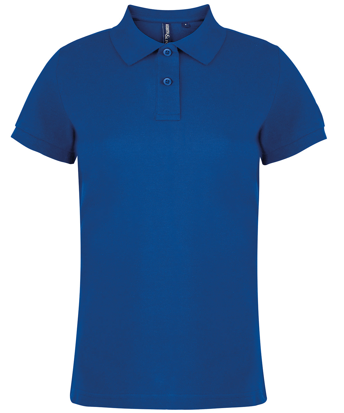 Tryck din logga på Piké från Asquith & Fox - Anpassa Classic Tailored Polo - Dam i färgen Royal för företag, föreningar och privatpersoner