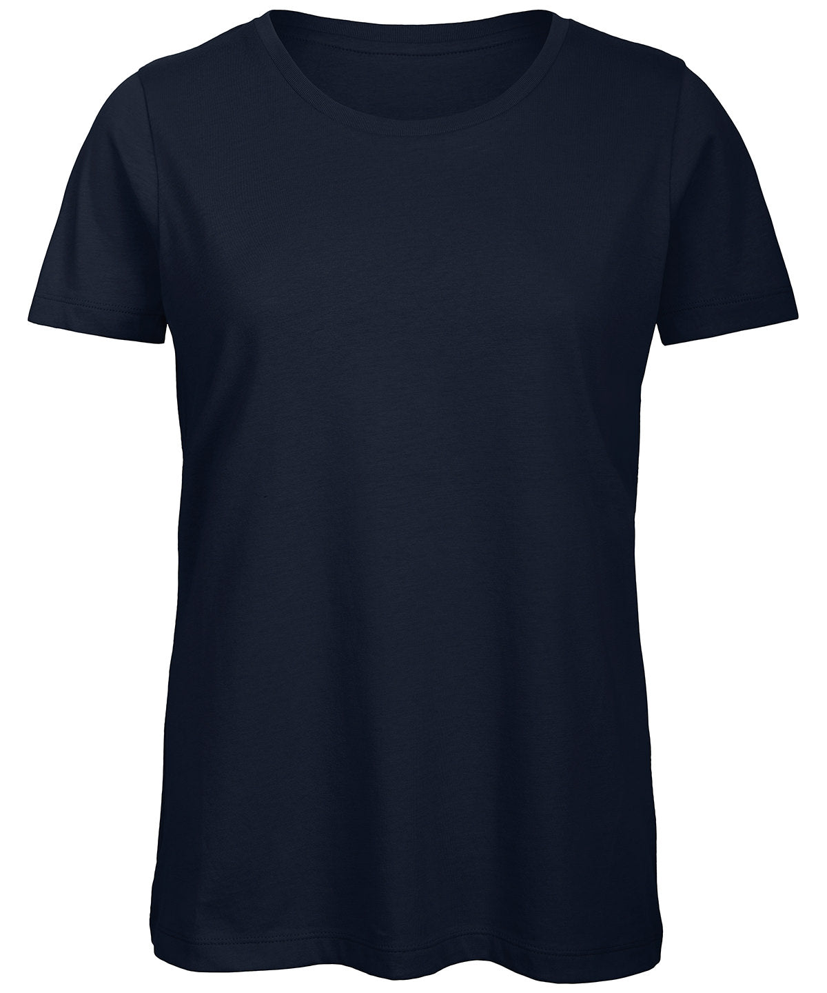 Tryck din logga på T-shirts från B&C Collection - Anpassa B&C Inspire T-Shirt -Dam i färgen Marinblå för företag, föreningar och privatpersoner