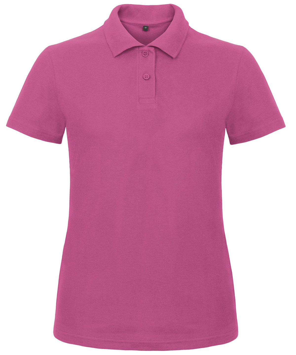 Tryck din logga på Piké från B&C Collection - Anpassa B&C ID.001 - Dam i färgen Fuchsia för företag, föreningar och privatpersoner