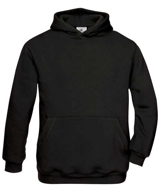Tryck din logga på Hoodies från B&C Collection - Anpassa B&C Collection - Hoodie för Barn i färgen Svart för företag, föreningar och privatpersoner