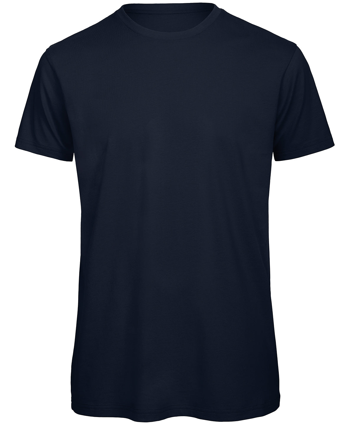 Tryck din logga på T-shirts från B&C Collection - Anpassa B&C Inspire T‑Shirt - Herr i färgen Marinblå för företag, föreningar och privatpersoner