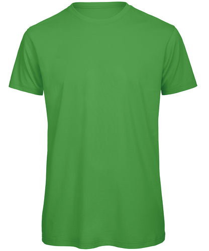 Tryck din logga på T-shirts från B&C Collection - Anpassa B&C Inspire T‑Shirt - Herr i färgen Mellan grön för företag, föreningar och privatpersoner