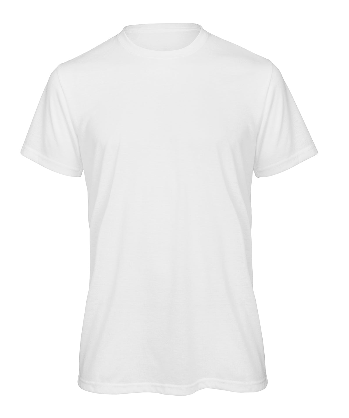 Tryck din logga på T-shirts från B&C Collection - Anpassa B&C Sublimation T‑Shirt - Herr i färgen Vit för företag, föreningar och privatpersoner