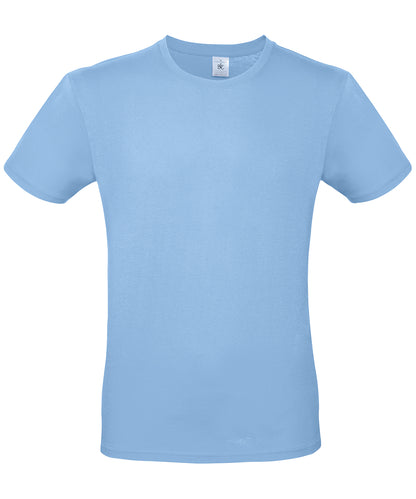 Tryck din logga på T-shirts från B&C Collection - Anpassa (3BA210) B&C #E150 i färgen Himmelblå för företag, föreningar och privatpersoner