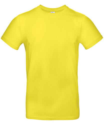 Tryck din logga på T-shirts från B&C Collection - Anpassa (4BA220) B&C #E190 i färgen Ljusgul för företag, föreningar och privatpersoner