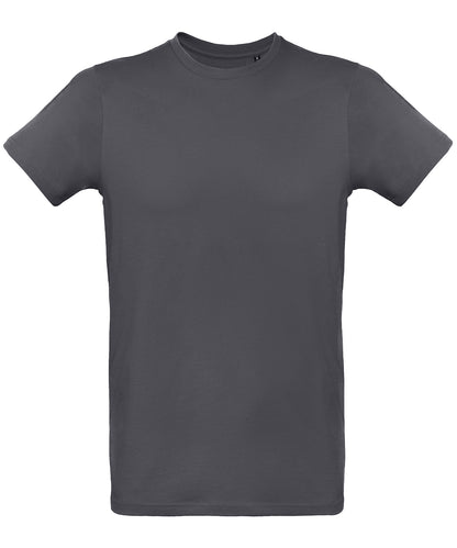 Tryck din logga på T-shirts från B&C Collection - Anpassa B&C Inspire plus T- Herr i färgen Mörkgrå för företag, föreningar och privatpersoner