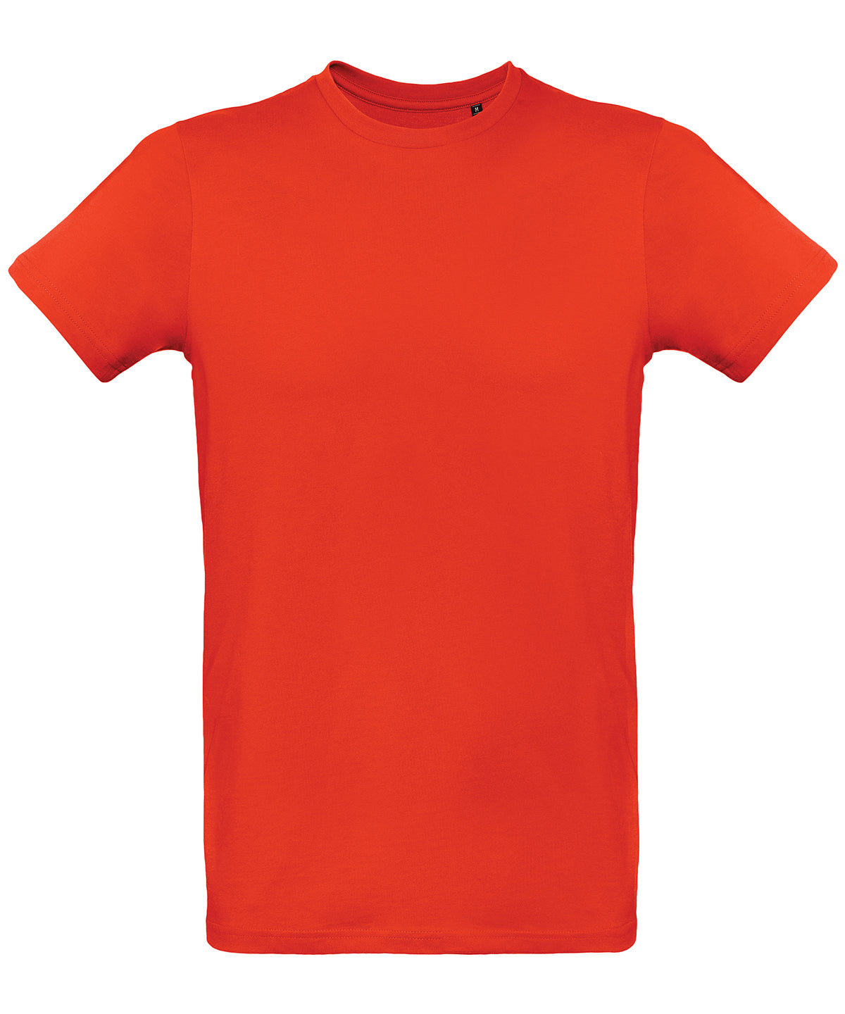 Tryck din logga på T-shirts från B&C Collection - Anpassa B&C Inspire plus T- Herr i färgen Mellan röd för företag, föreningar och privatpersoner