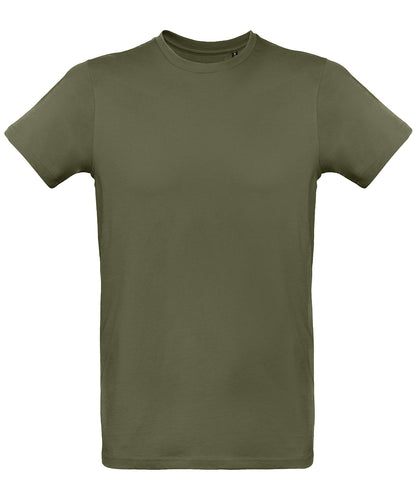 Tryck din logga på T-shirts från B&C Collection - Anpassa B&C Inspire plus T- Herr i färgen Khaki för företag, föreningar och privatpersoner