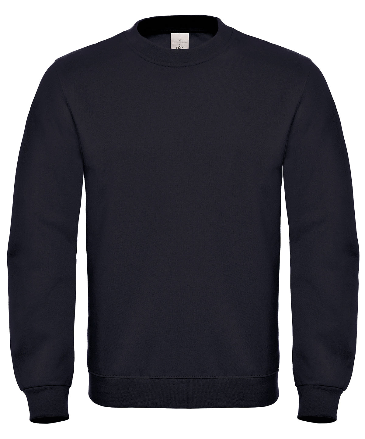 Tryck din logga på Sweatshirts från B&C Collection - Anpassa B&C Collection - Sweatshirt i färgen Svart för företag, föreningar och privatpersoner