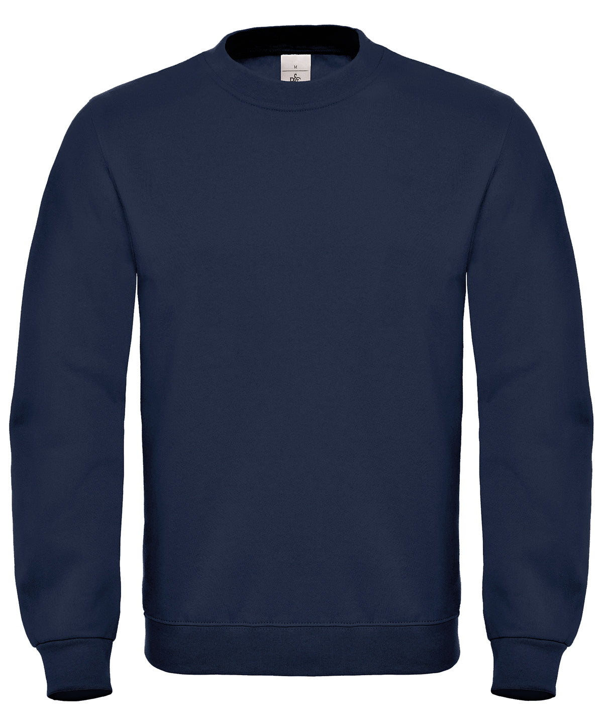 Tryck din logga på Sweatshirts från B&C Collection - Anpassa B&C Collection - Sweatshirt i färgen Marinblå för företag, föreningar och privatpersoner
