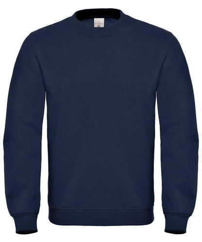 Tryck din logga på Sweatshirts från B&C Collection - Anpassa B&C Collection - Sweatshirt i färgen Marinblå för företag, föreningar och privatpersoner