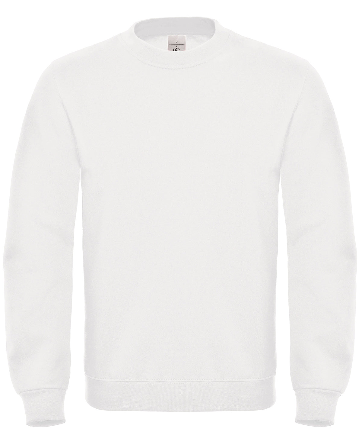 Tryck din logga på Sweatshirts från B&C Collection - Anpassa B&C Collection - Sweatshirt i färgen Vit för företag, föreningar och privatpersoner