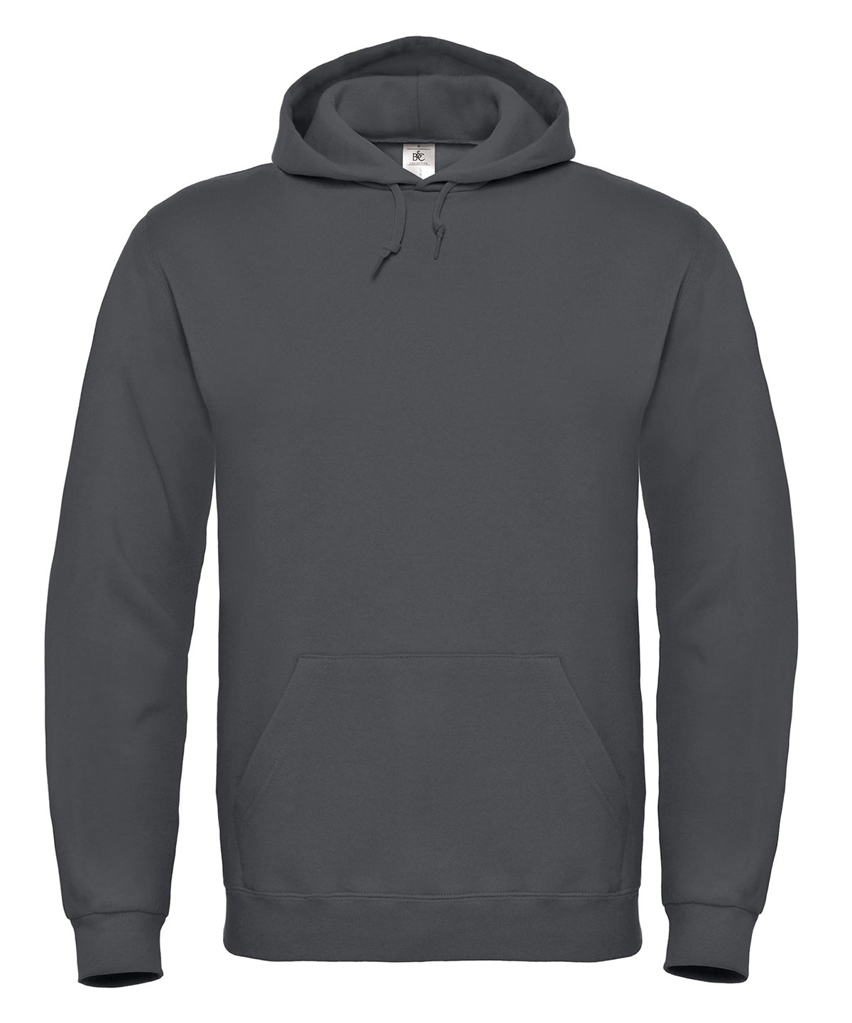 Tryck din logga på Hoodies från B&C Collection - Anpassa B&C Collection - Sweathshirt Hoodie i färgen Mörkgrå för företag, föreningar och privatpersoner