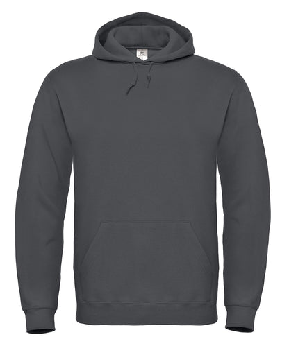 Tryck din logga på Hoodies från B&C Collection - Anpassa B&C Collection - Sweathshirt Hoodie i färgen Mörkgrå för företag, föreningar och privatpersoner