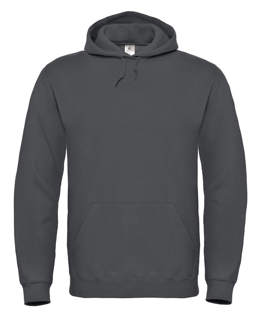 Tryck din logga på Hoodies från B&C Collection - Anpassa B&C Collection - Sweathshirt Hoodie i färgen Mörkgrå för företag, föreningar och privatpersoner