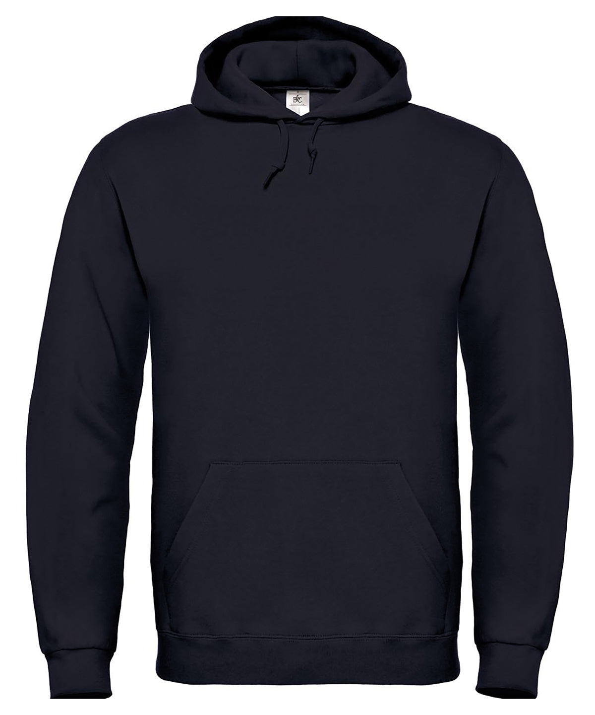Tryck din logga på Hoodies från B&C Collection - Anpassa B&C Collection - Sweathshirt Hoodie i färgen Svart för företag, föreningar och privatpersoner