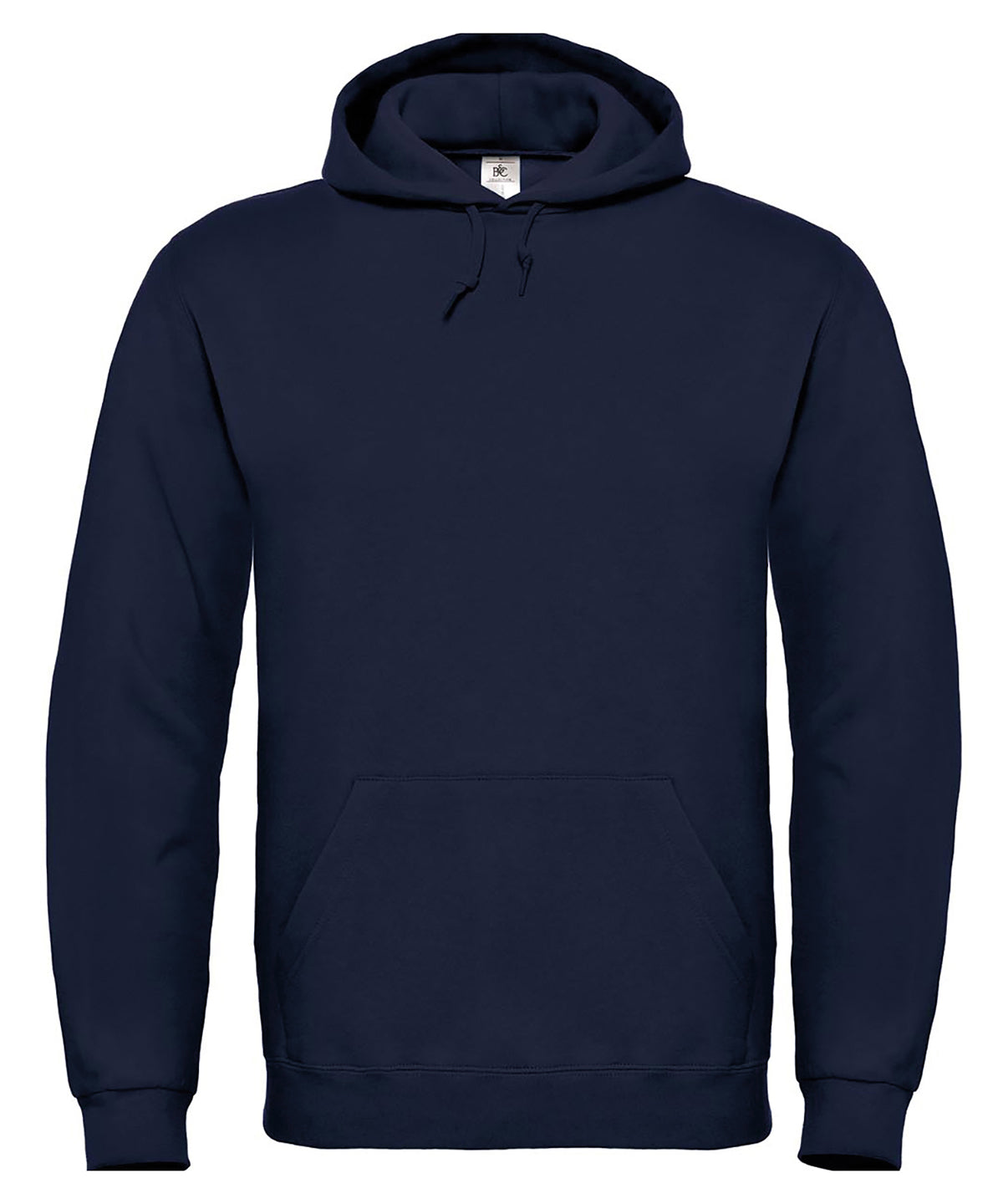 Tryck din logga på Hoodies från B&C Collection - Anpassa B&C Collection - Sweathshirt Hoodie i färgen Marinblå för företag, föreningar och privatpersoner