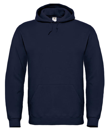 Tryck din logga på Hoodies från B&C Collection - Anpassa B&C Collection - Sweathshirt Hoodie i färgen Marinblå för företag, föreningar och privatpersoner