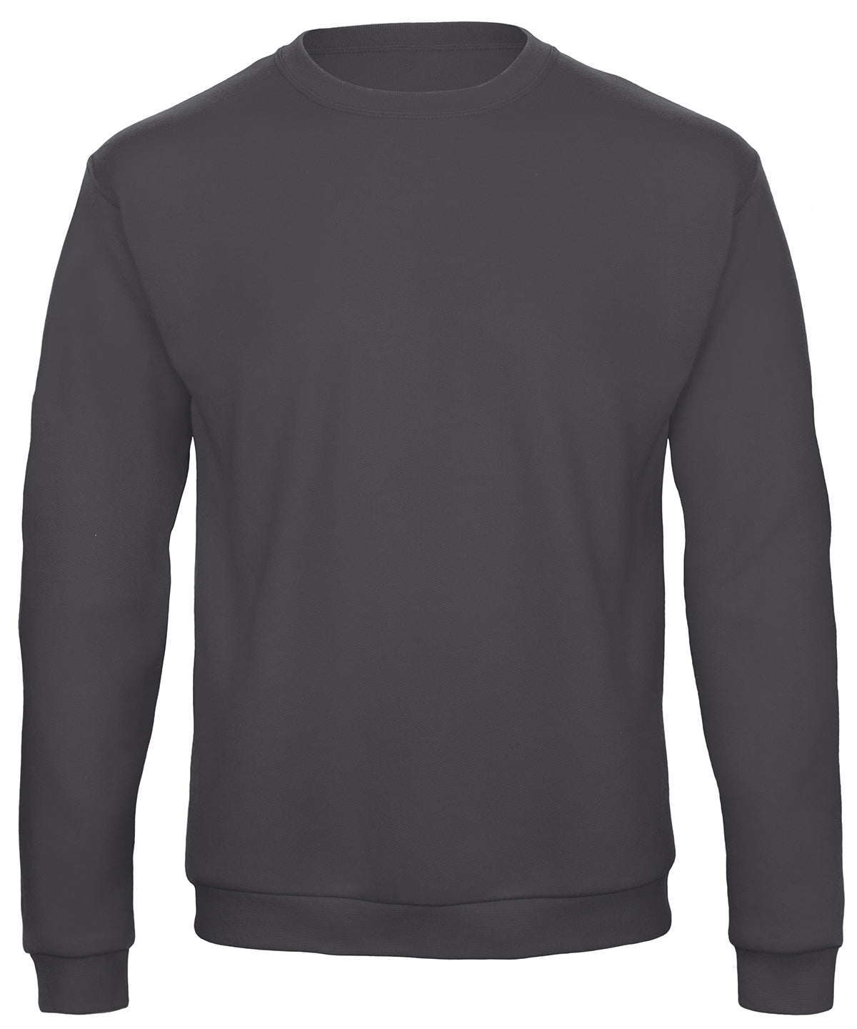 Tryck din logga på Sweatshirts från B&C Collection - Anpassa B&C Collection - 50/50 Sweatshirt i färgen Mörkgrå för företag, föreningar och privatpersoner