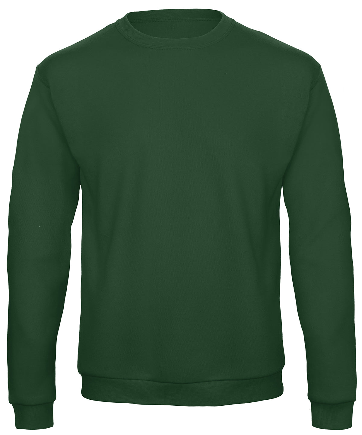 Tryck din logga på Sweatshirts från B&C Collection - Anpassa B&C Collection - 50/50 Sweatshirt i färgen Djup grön för företag, föreningar och privatpersoner