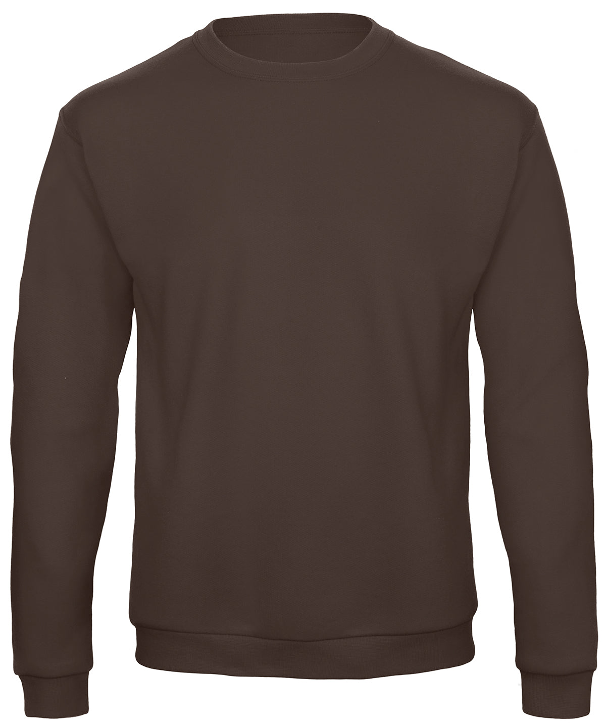 Tryck din logga på Sweatshirts från B&C Collection - Anpassa B&C Collection - 50/50 Sweatshirt i färgen Mörkbrun för företag, föreningar och privatpersoner