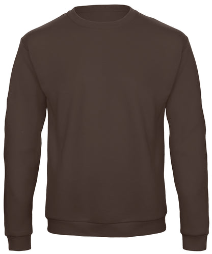 Tryck din logga på Sweatshirts från B&C Collection - Anpassa B&C Collection - 50/50 Sweatshirt i färgen Mörkbrun för företag, föreningar och privatpersoner