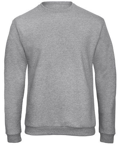 Tryck din logga på Sweatshirts från B&C Collection - Anpassa B&C Collection - 50/50 Sweatshirt i färgen Ljunggrå för företag, föreningar och privatpersoner