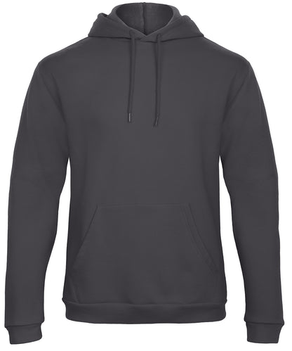 Tryck din logga på Hoodies från B&C Collection - Anpassa B&C Collection - 50/50 Sweatshirt i färgen Mörkgrå för företag, föreningar och privatpersoner