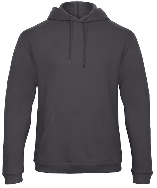 Tryck din logga på Hoodies från B&C Collection - Anpassa B&C Collection - 50/50 Sweatshirt i färgen Mörkgrå för företag, föreningar och privatpersoner