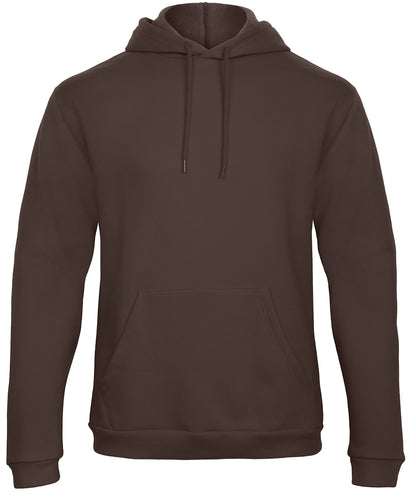 Tryck din logga på Hoodies från B&C Collection - Anpassa B&C Collection - 50/50 Sweatshirt i färgen Mörkbrun för företag, föreningar och privatpersoner