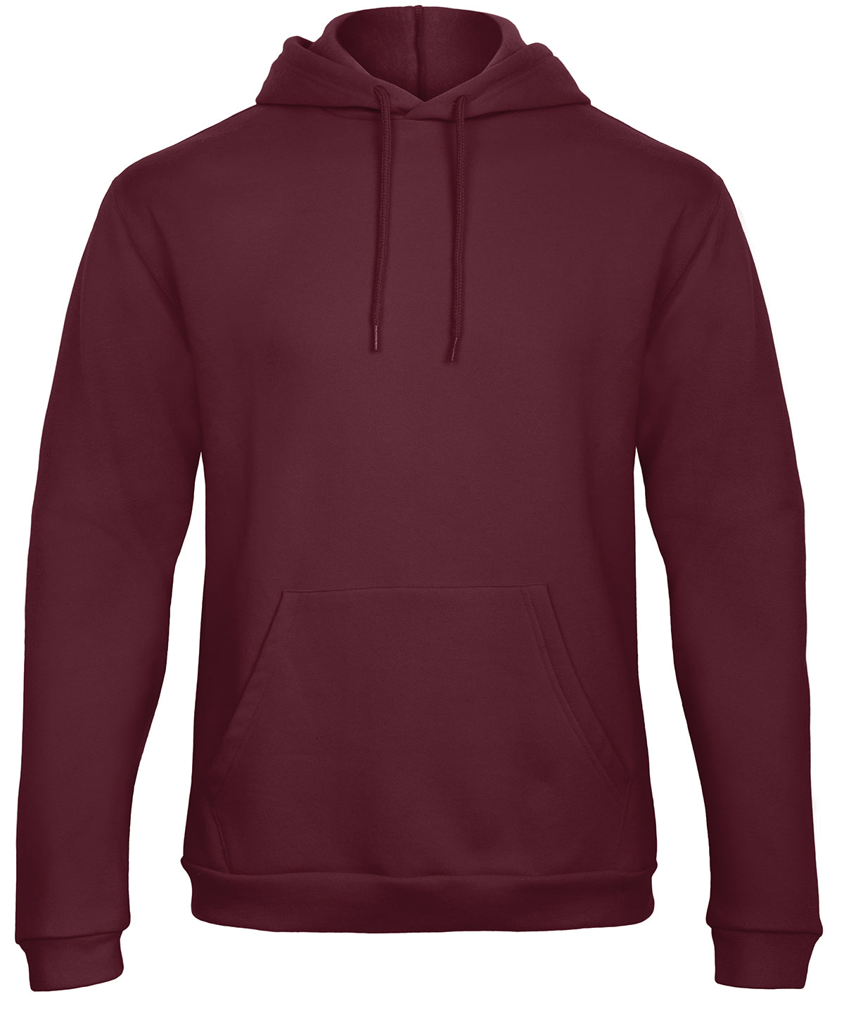 Tryck din logga på Hoodies från B&C Collection - Anpassa B&C Collection - 50/50 Sweatshirt i färgen Burgundy för företag, föreningar och privatpersoner