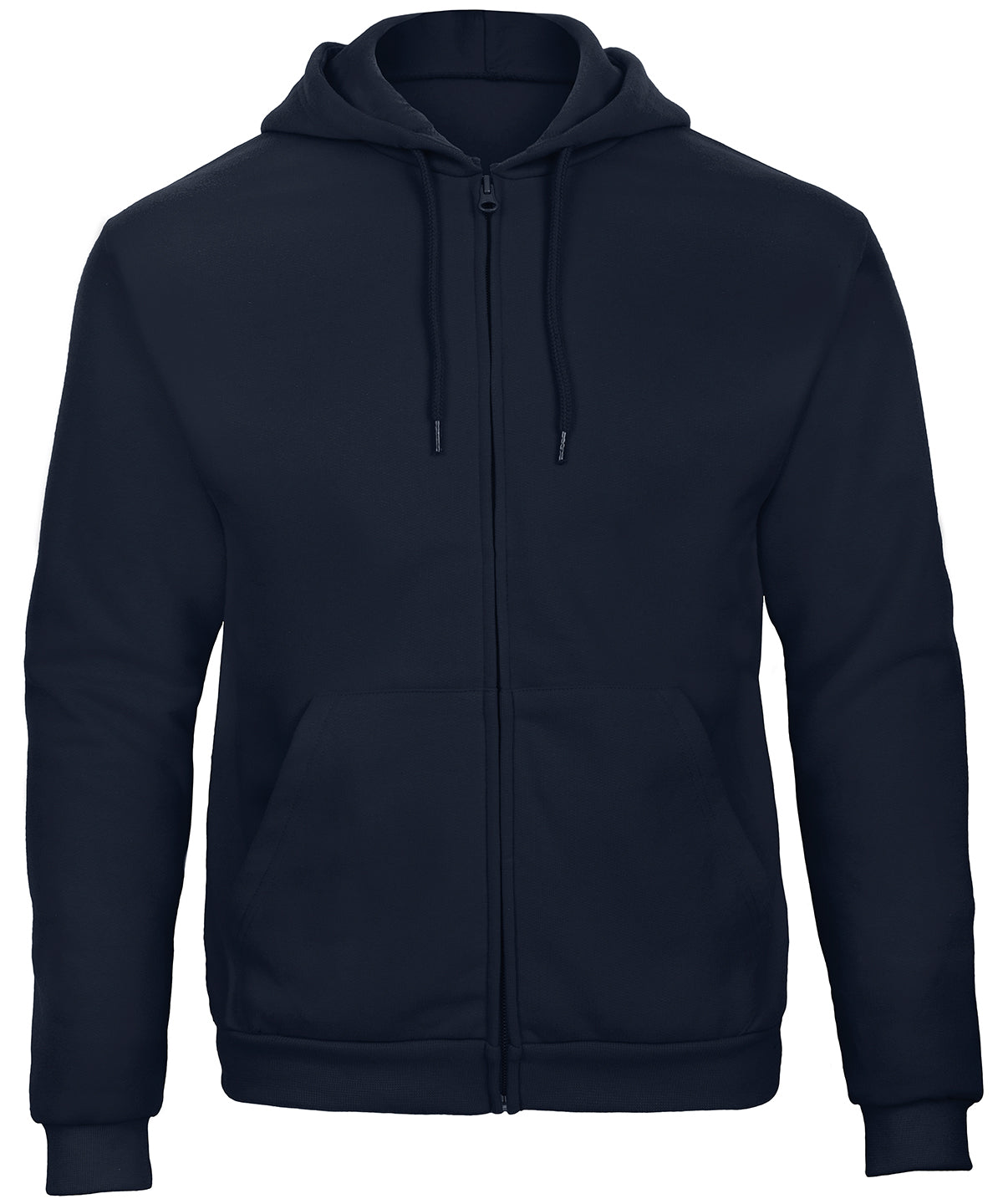 Tryck din logga på Hoodies från B&C Collection - Anpassa B&C Collection - 50/50 Hoodie i färgen Marinblå för företag, föreningar och privatpersoner