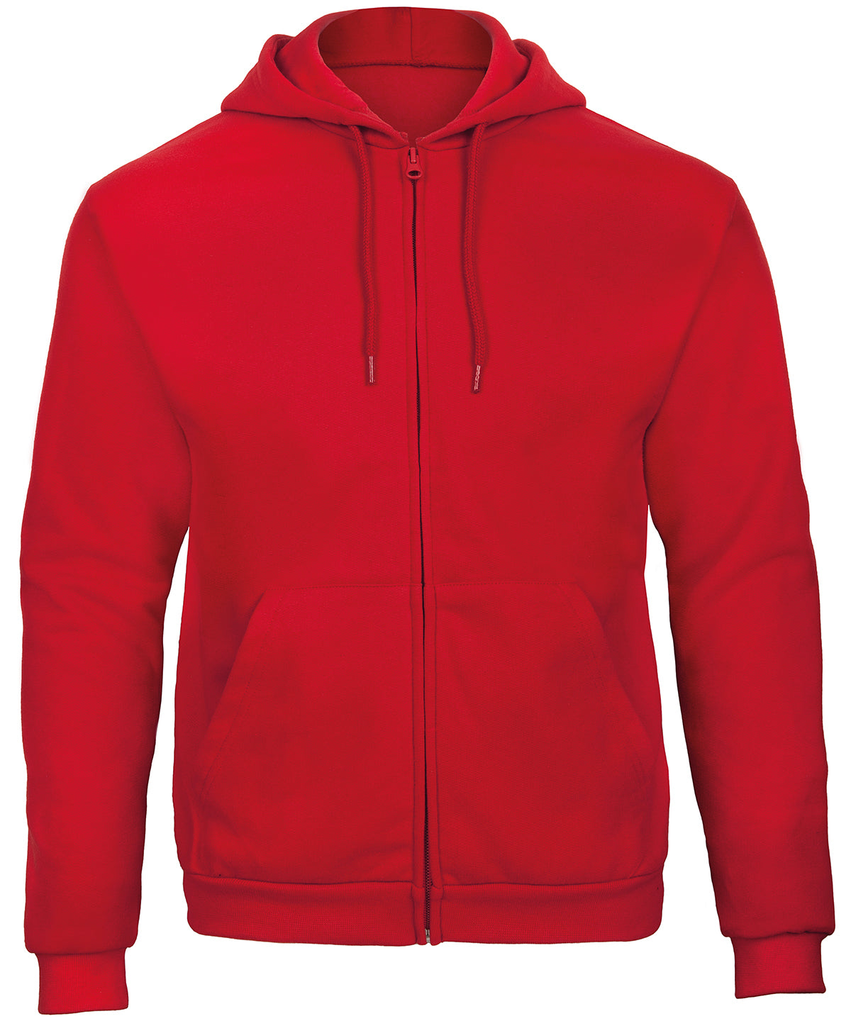 Tryck din logga på Hoodies från B&C Collection - Anpassa B&C Collection - 50/50 Hoodie i färgen Mellan röd för företag, föreningar och privatpersoner