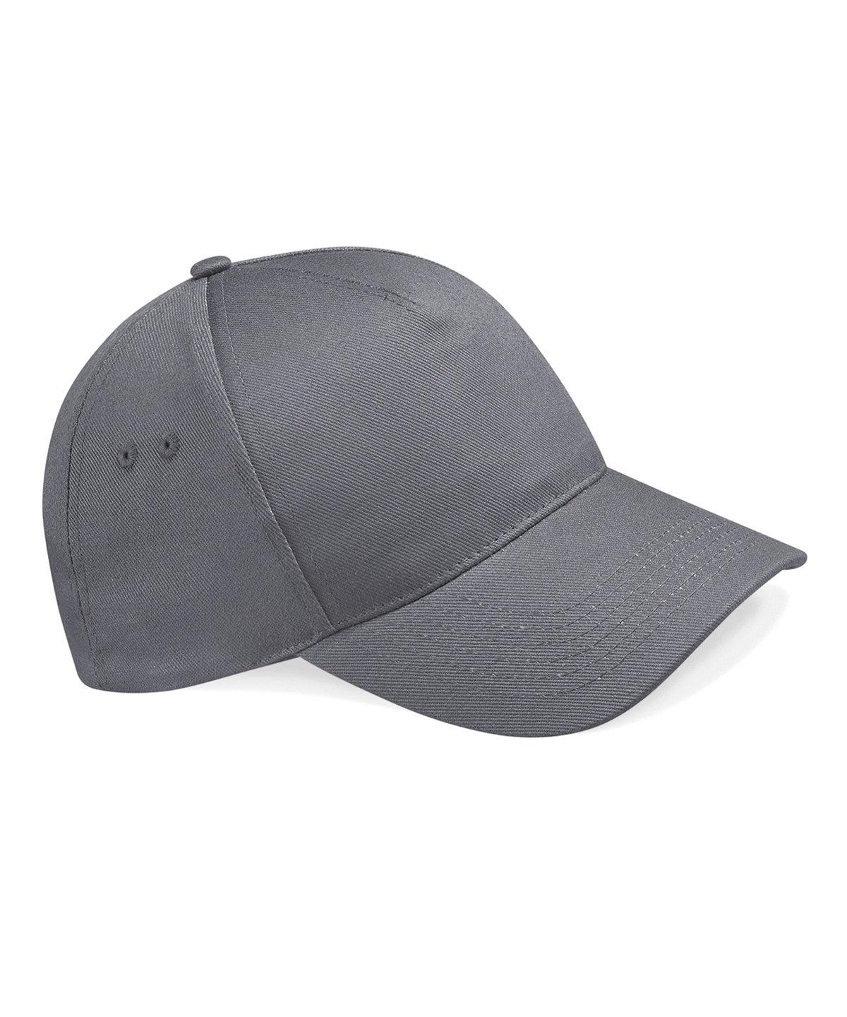 Tryck din logga på Kepsar från Beechfield - Anpassa Ultimate 5-panel keps i färgen Mörkgrå One Size för företag, föreningar och privatpersoner