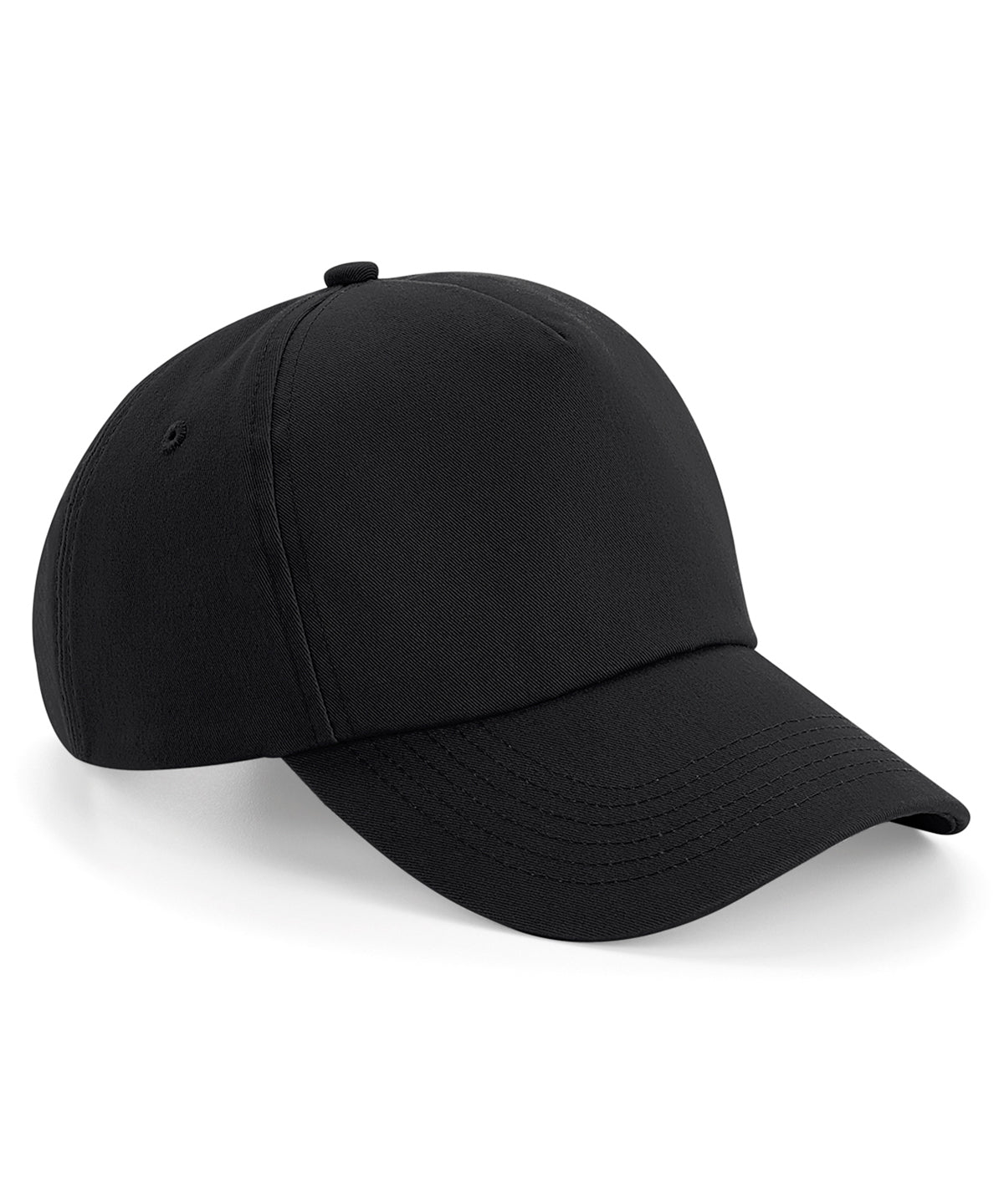 Tryck din logga på Kepsar från Beechfield - Anpassa Autentisk 5-panel keps i färgen Svart One Size för företag, föreningar och privatpersoner