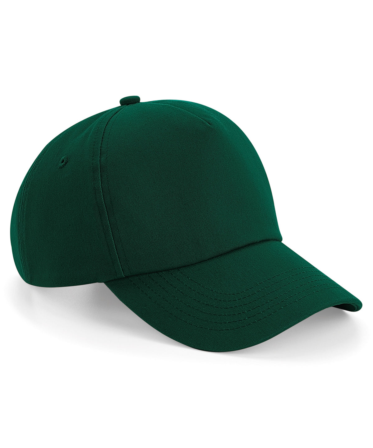 Tryck din logga på Kepsar från Beechfield - Anpassa Autentisk 5-panel keps i färgen Djup grön One Size för företag, föreningar och privatpersoner