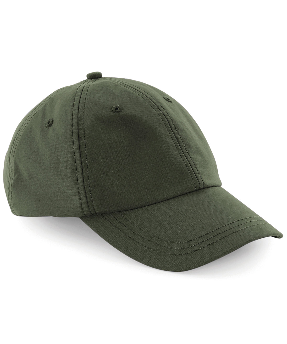 Tryck din logga på Kepsar från Beechfield - Anpassa 6-panel keps för utomhusbruk i färgen Oliv One Size för företag, föreningar och privatpersoner