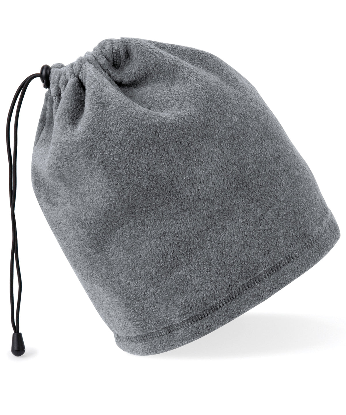 Tryck din logga på Halsvärmare från Beechfield - Anpassa Suprafleece snodd/hatt-kombination i färgen Mörkgrå One Size för företag, föreningar och privatpersoner